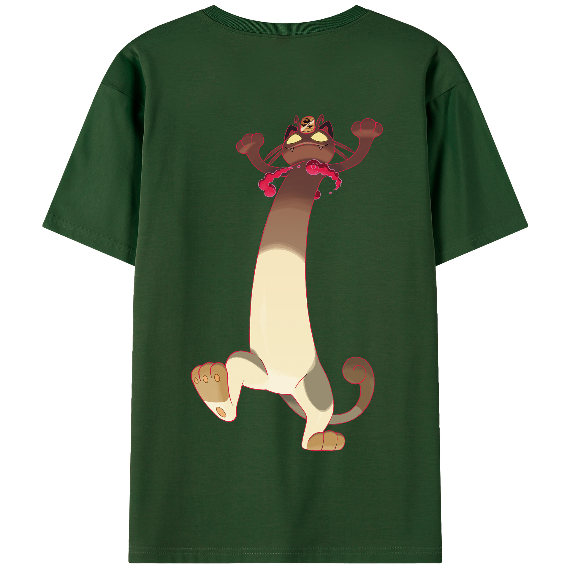 （画像用） ポケットモンスター Pokémon 綿100％半袖Tシャツ（背面プリント）
